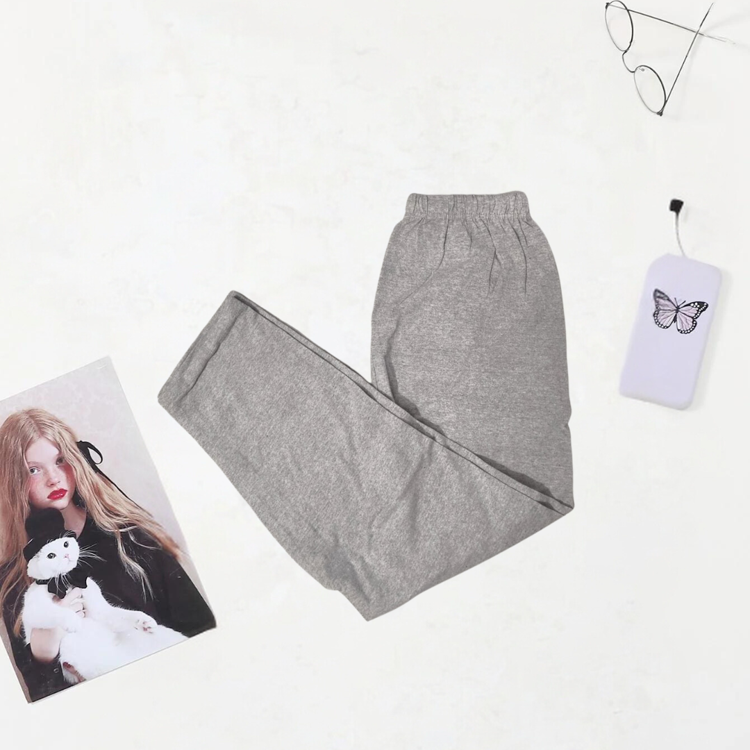 Simple Grey Soft Cotton Pajama For Women