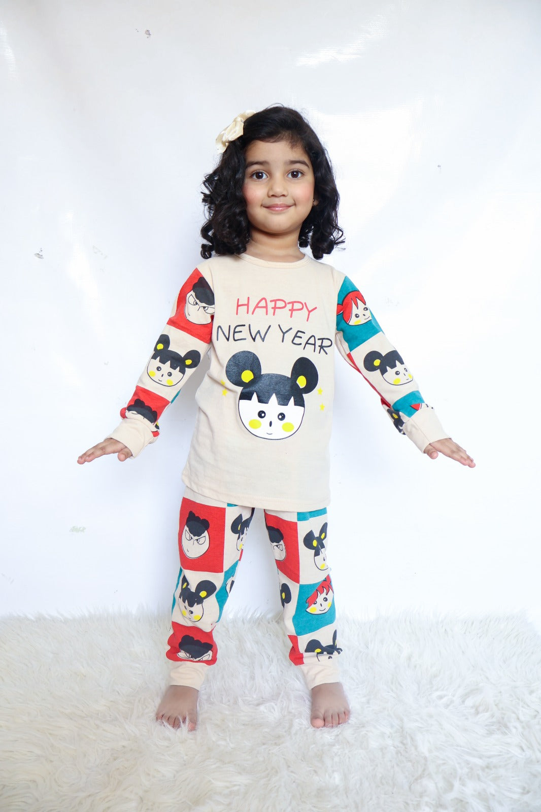 Happy New Year Printed Kids Wear (Each)