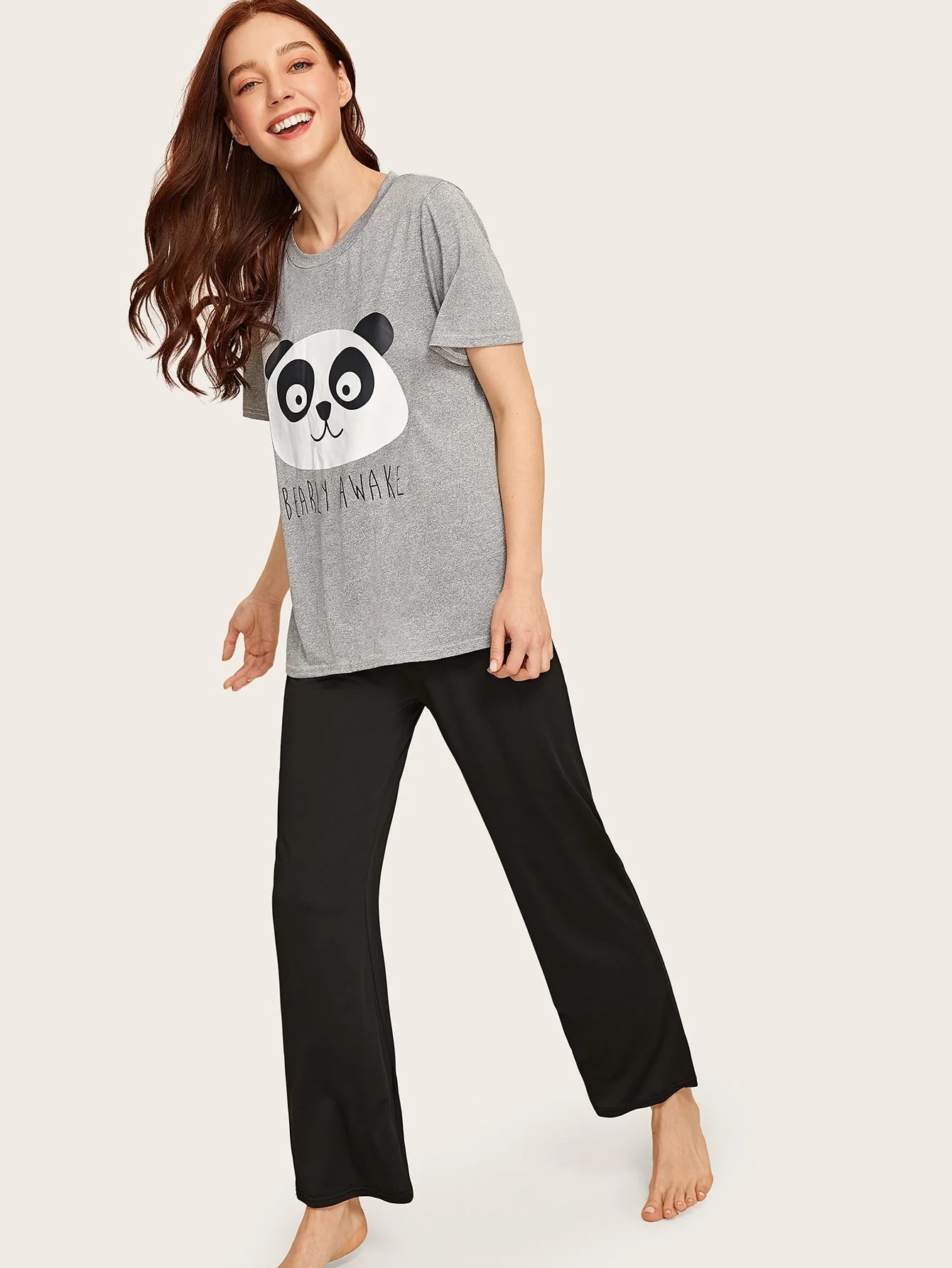 Panda Printed Night Suit