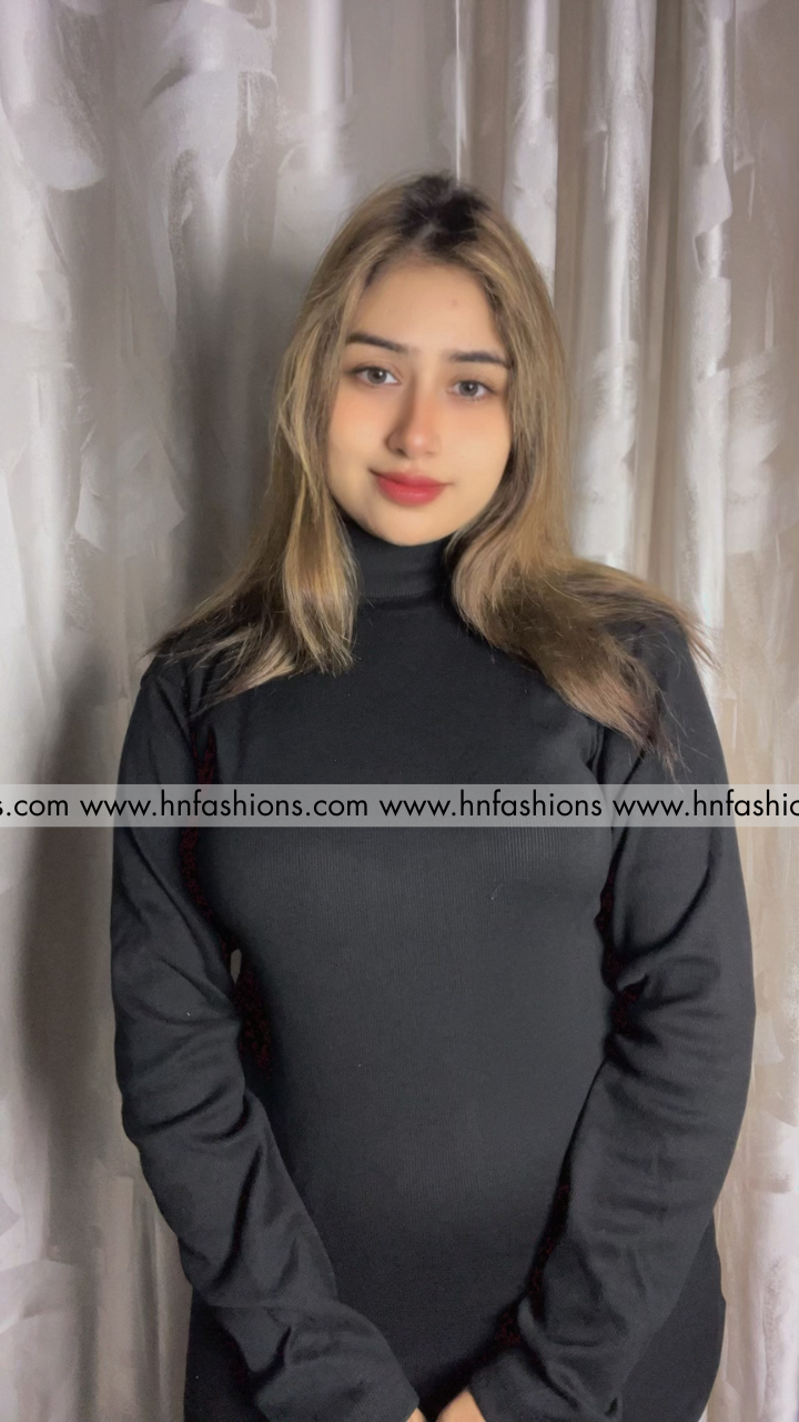 Black High Neck For Women