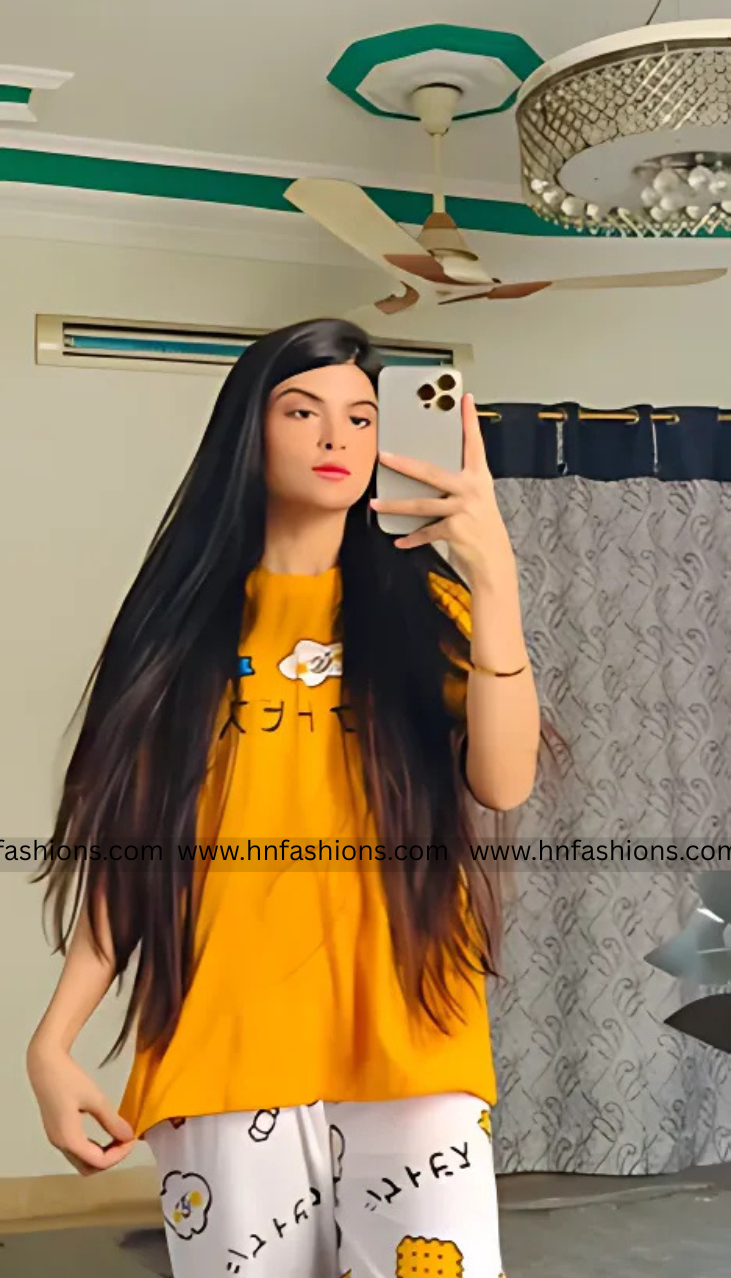 Chinese Printed Night Suit