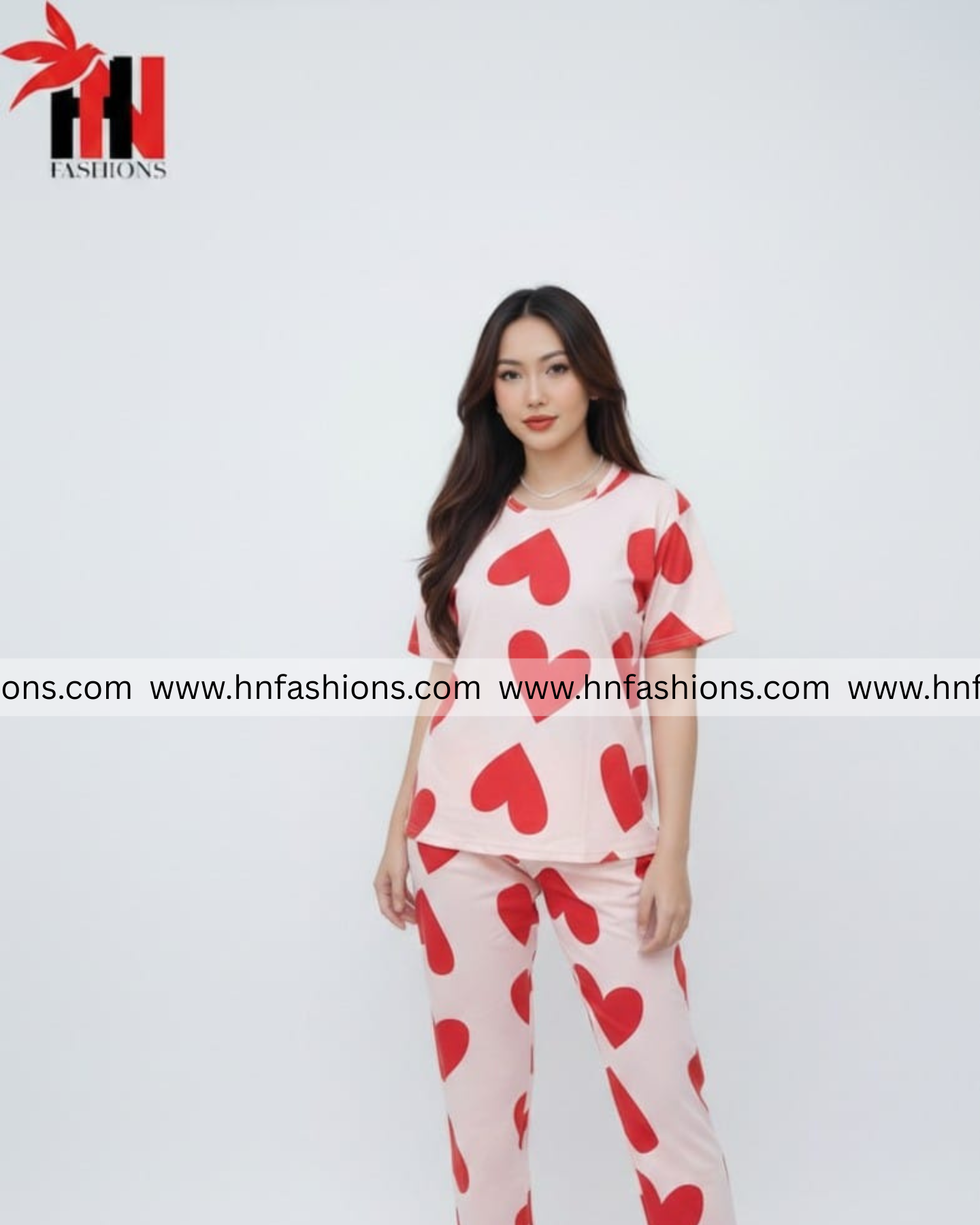 Pink Dilber Printed  Night Suit