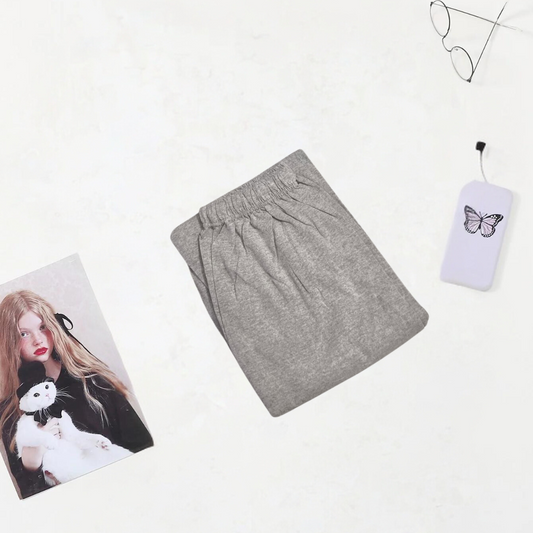 Simple Grey Soft Cotton Pajama For Women