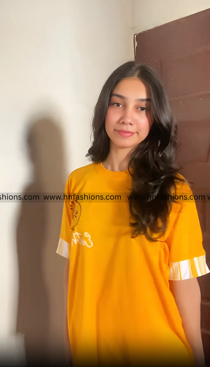 Yellow Duck Printed  Night Suit