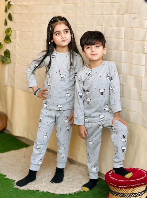 Grey Jellyfish Printed Kids Wear (Each)