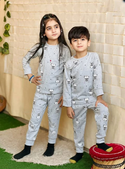 Grey Jellyfish Printed Kids Wear (Each)