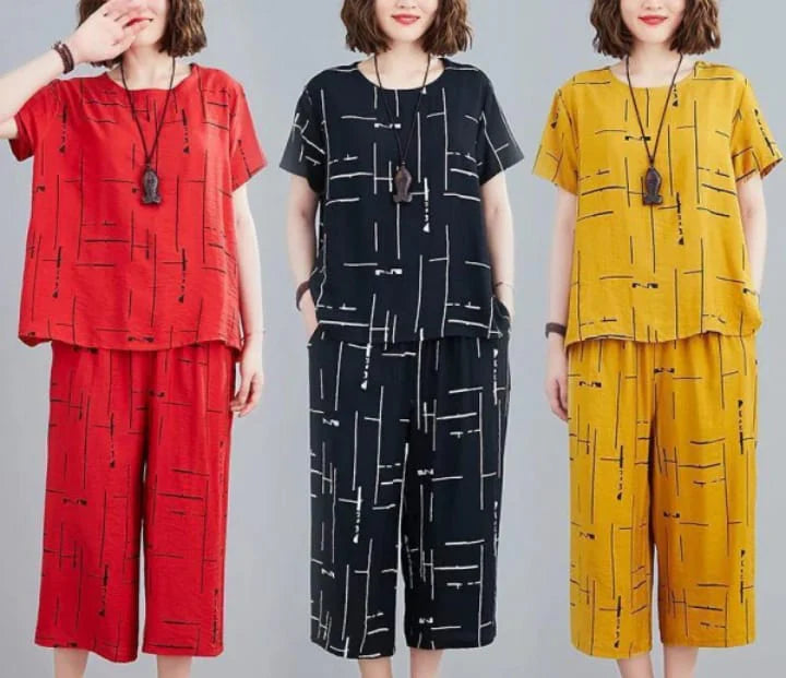 Pack Of 3 Capri Night Suit