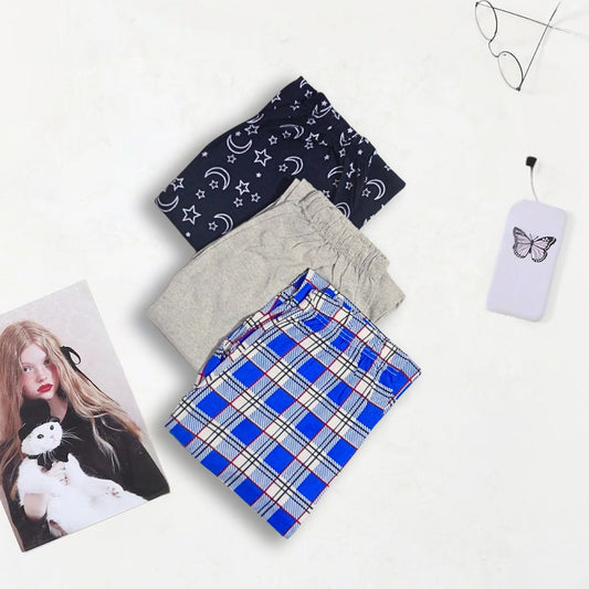 Pack Of Three Soft Cotton Pajama For Woman Set 112
