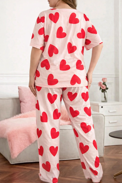 Pink Dilber Printed  Night Suit