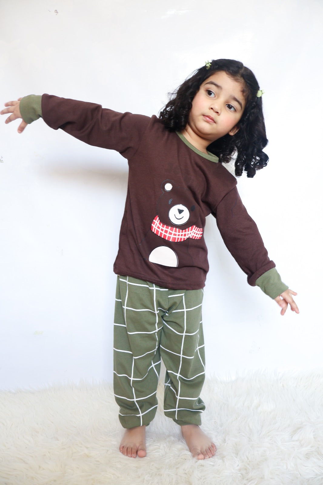 Cute Panda Printed Kids Wear (Each)