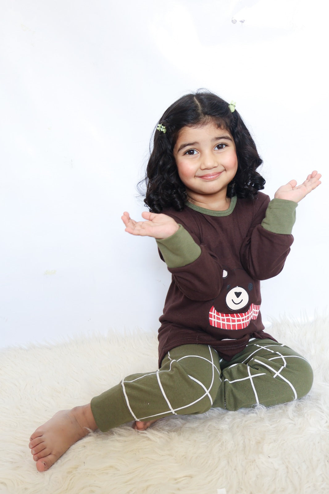 Cute Panda Printed Kids Wear (Each)