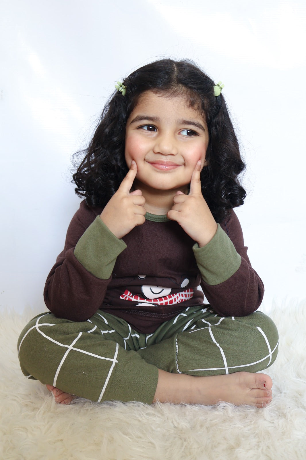 Cute Panda Printed Kids Wear (Each)