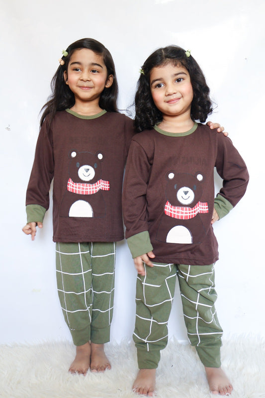 Cute Panda Printed Kids Wear (Each)