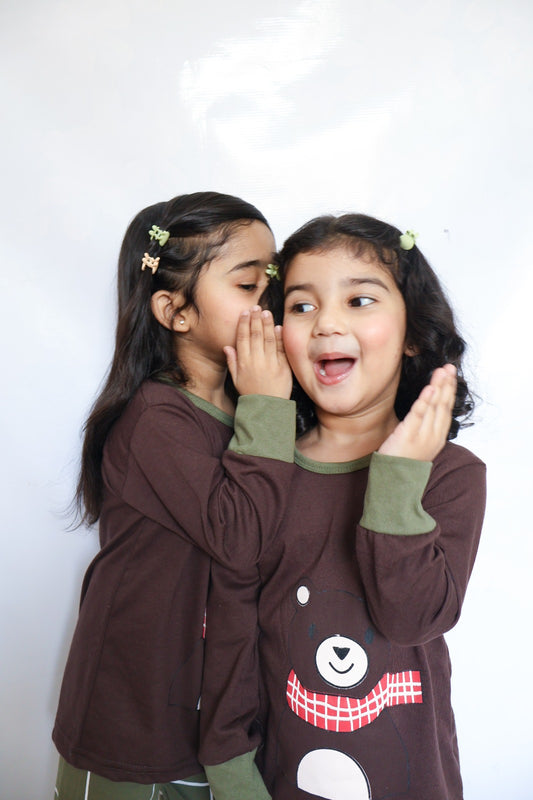 Cute Panda Printed Kids Wear (Each)