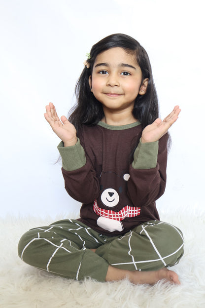 Cute Panda Printed Kids Wear (Each)