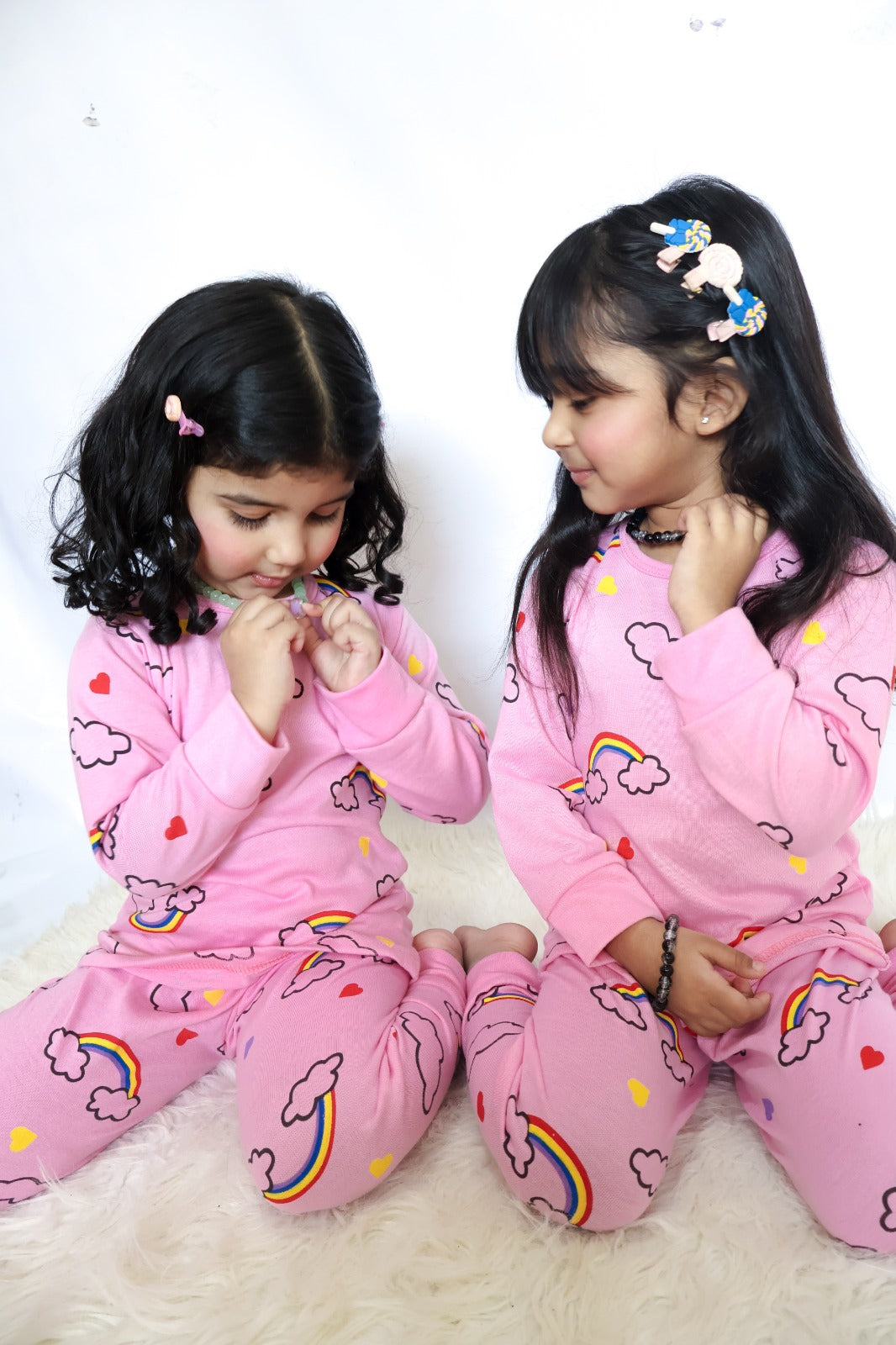 Pink Raimbow Printed Kids Wear (Each)