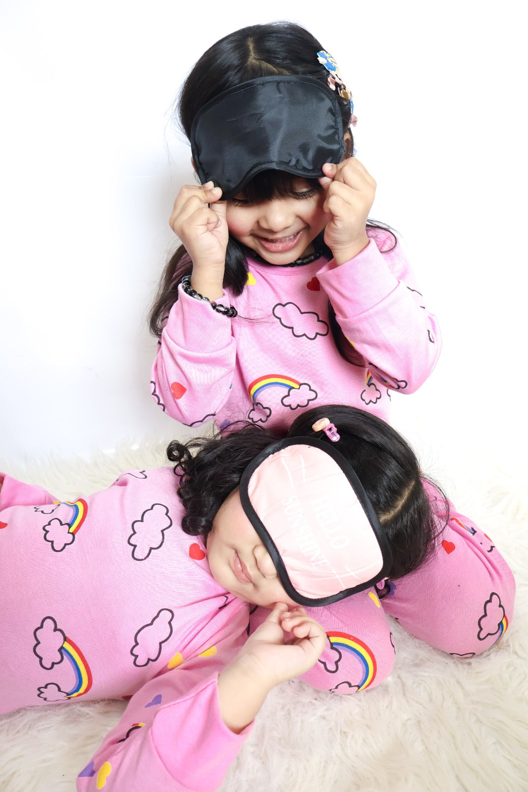 Pink Raimbow Printed Kids Wear (Each)