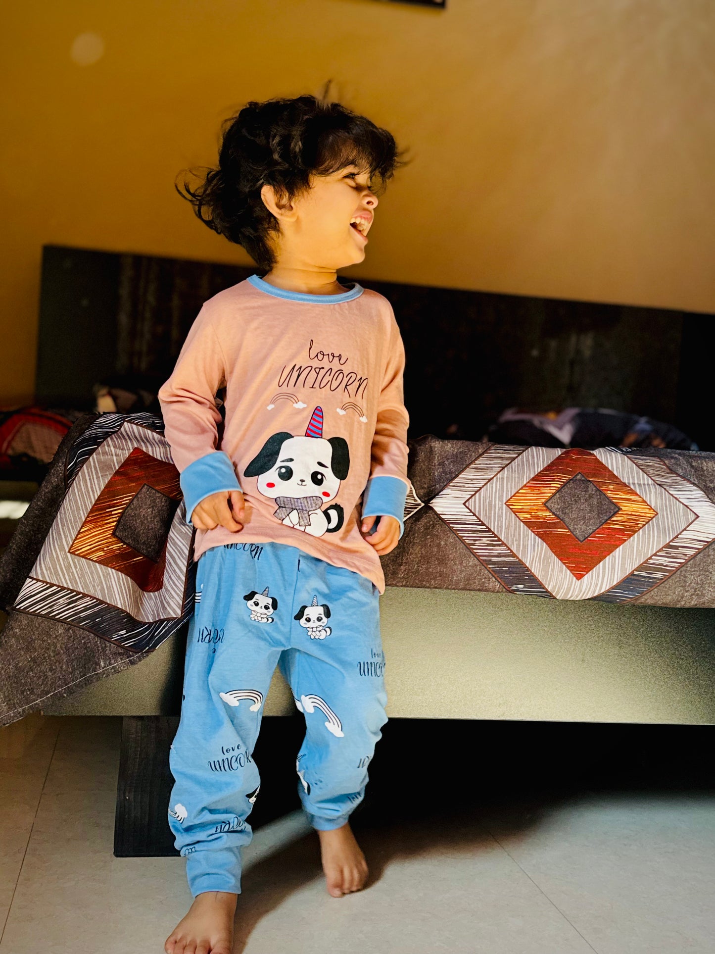 Love Unicorn Printed Kids Wear (Each)