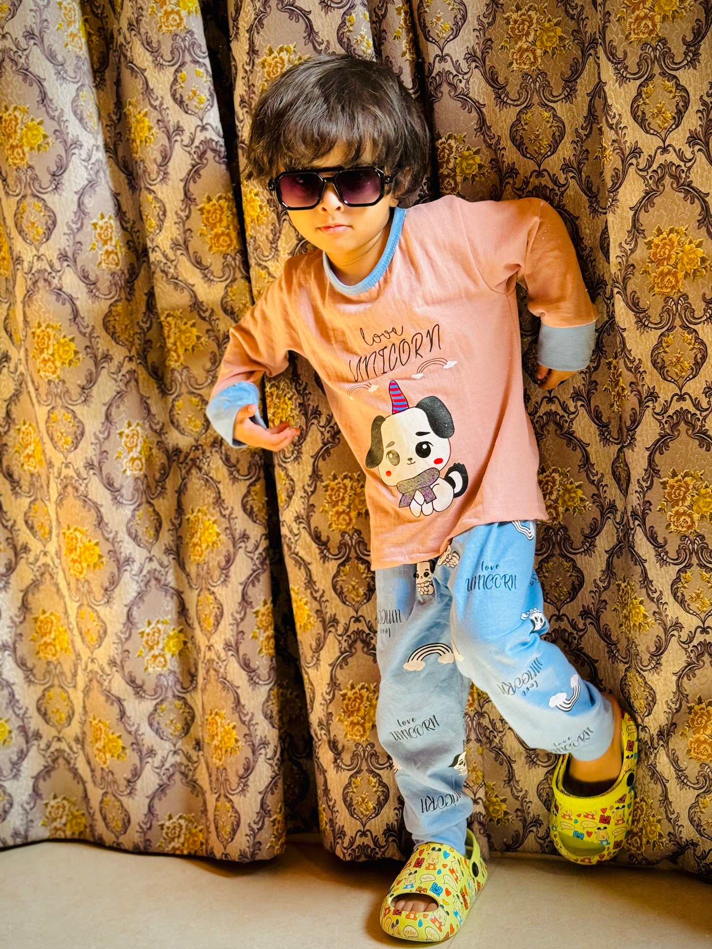 Love Unicorn Printed Kids Wear (Each)