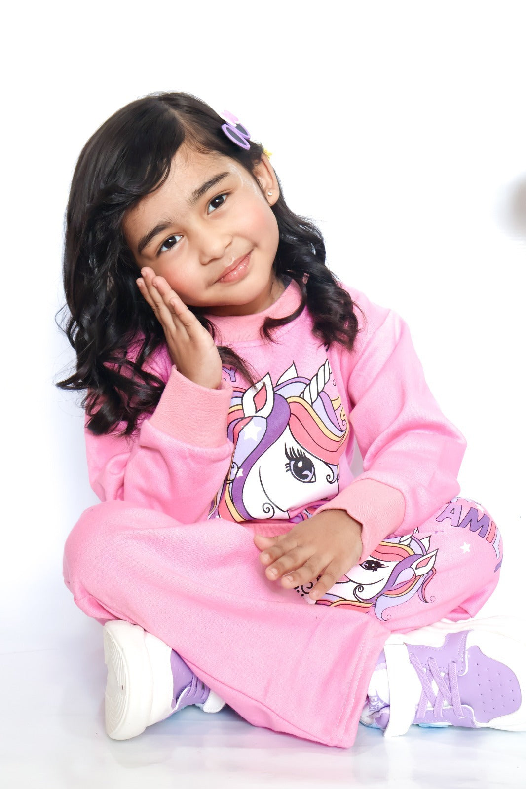 Happy Family Printed Fleece Winter Suit For Kids