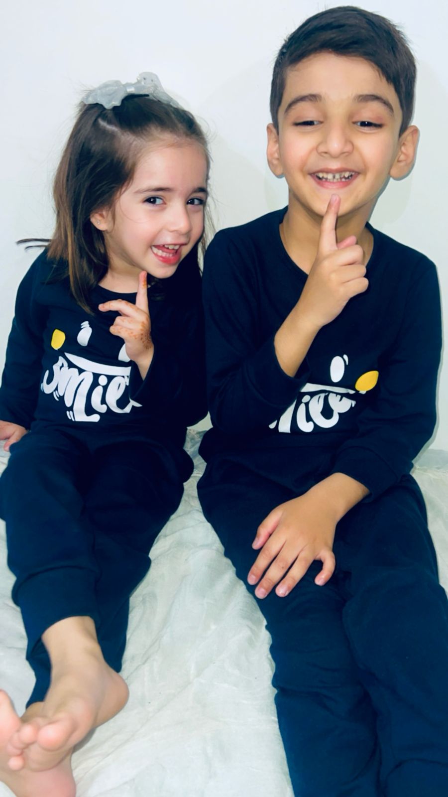 Smiley Navy Blue Kids Wear (Each)