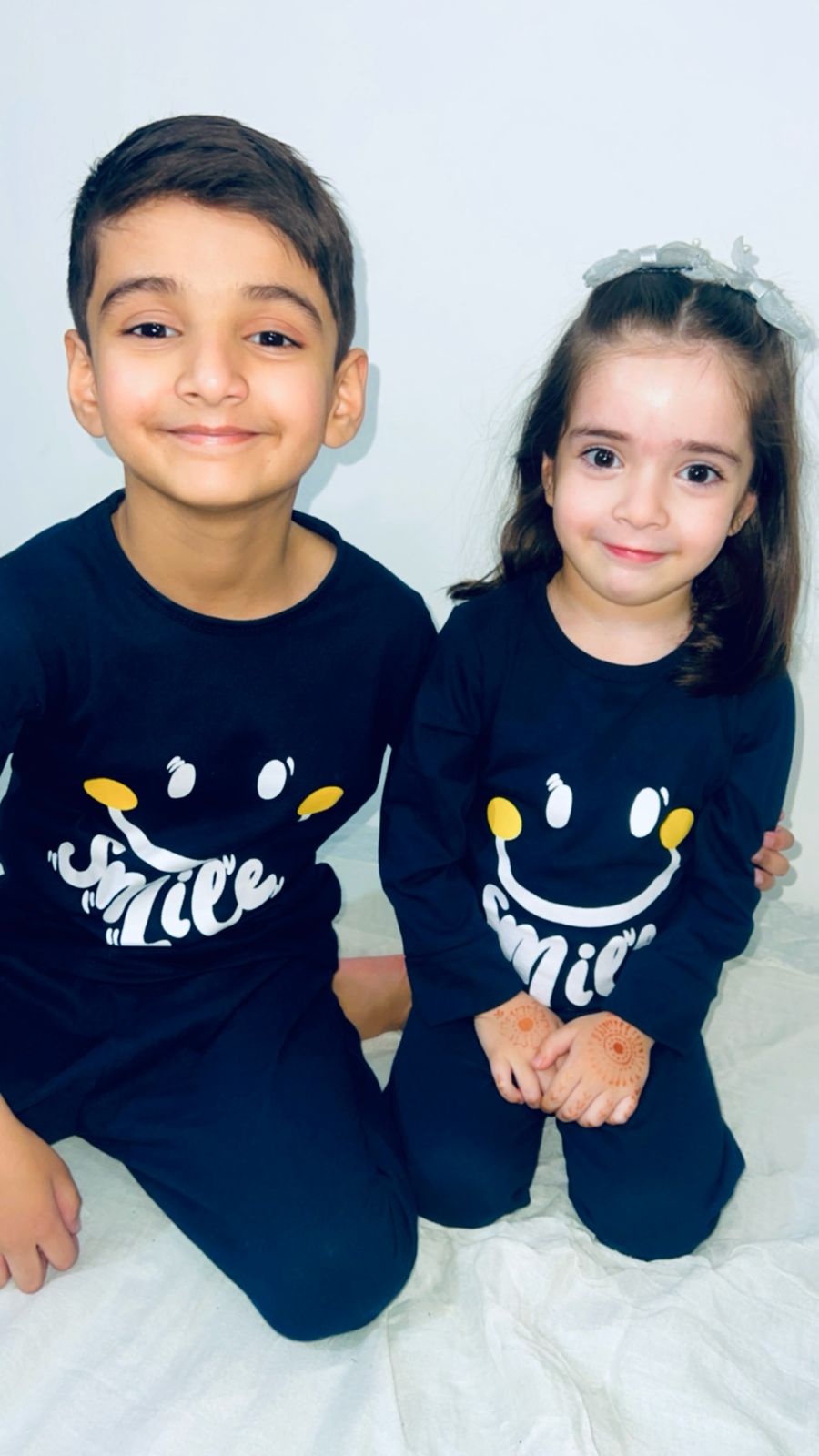Smiley Navy Blue Kids Wear (Each)