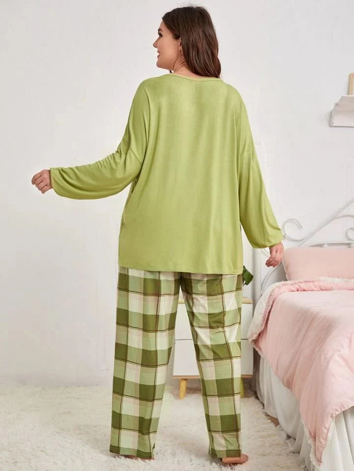 Eternal Love Full-Sleeves Printed Night Suit